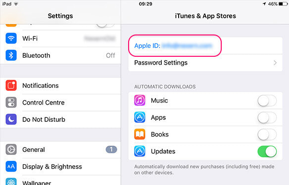 Über die Apple-ID kommt man zu den Einstellungen des Appstores