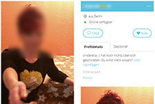 Profil in der der Preview bei der Dating-App