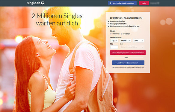 Der Anfang bei der Singlebörse mit der Anmeldung